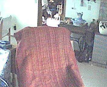 Yellow, orange, rust blanket